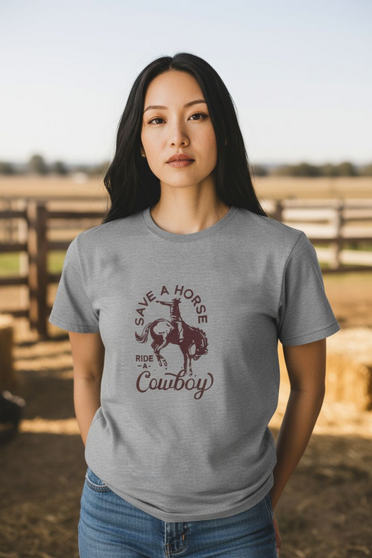 Save a Horse, Ride a Cowboy Tee 2XL
