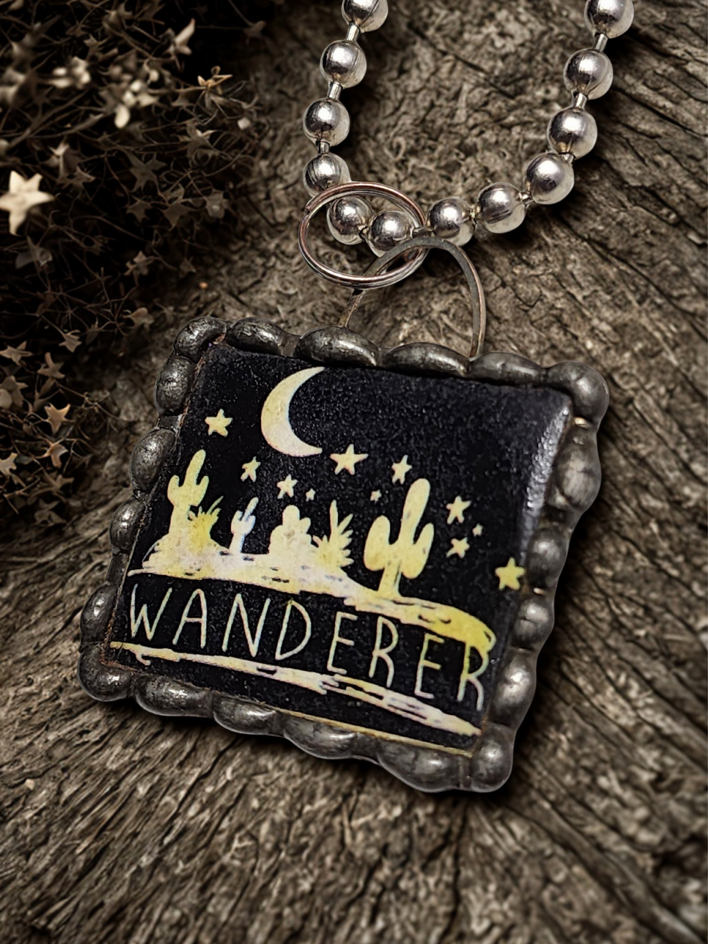 Wanderer Desert Night Pendant Necklace