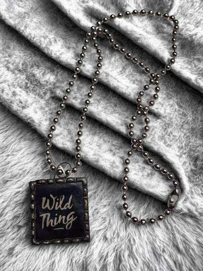Wild Thing Handmade Pendant Necklace