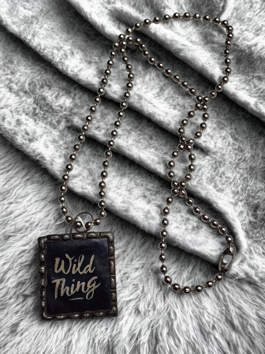 Wild Thing Handmade Pendant Necklace