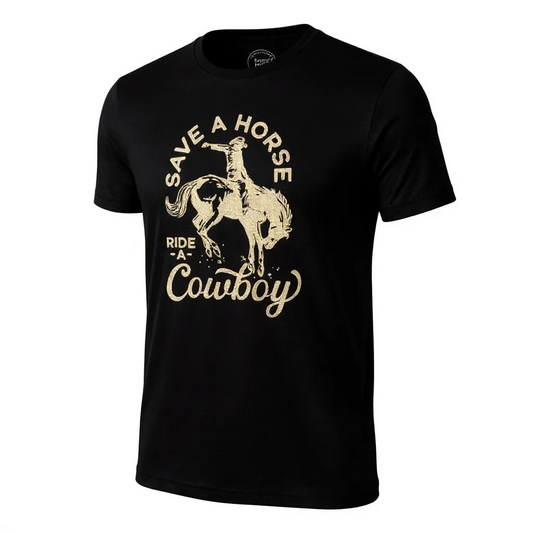 Save a Horse, Ride a Cowboy Tee Small