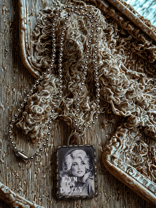 Livin’ on Dolly Pendant Necklace