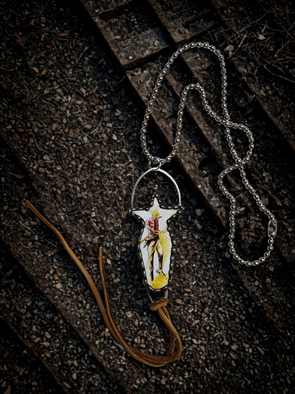Lone Star Cowboy Pendant Necklace – Handmade Western Style