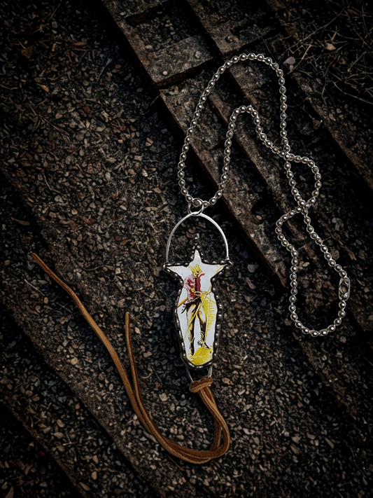 Lone Star Cowboy Pendant Necklace – Handmade Western Style